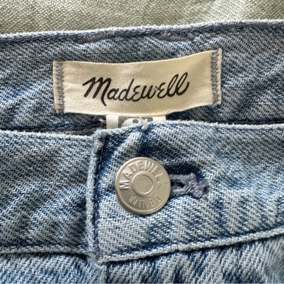 Madewell Women’s Low Slung Cargo Jeans Light Wash Size 30/10 - Picture 5 of 10